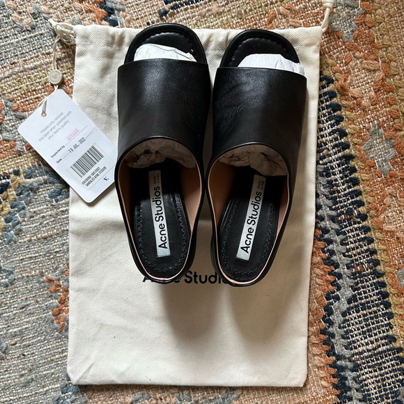 Acne leather mules - Picture 6 of 9